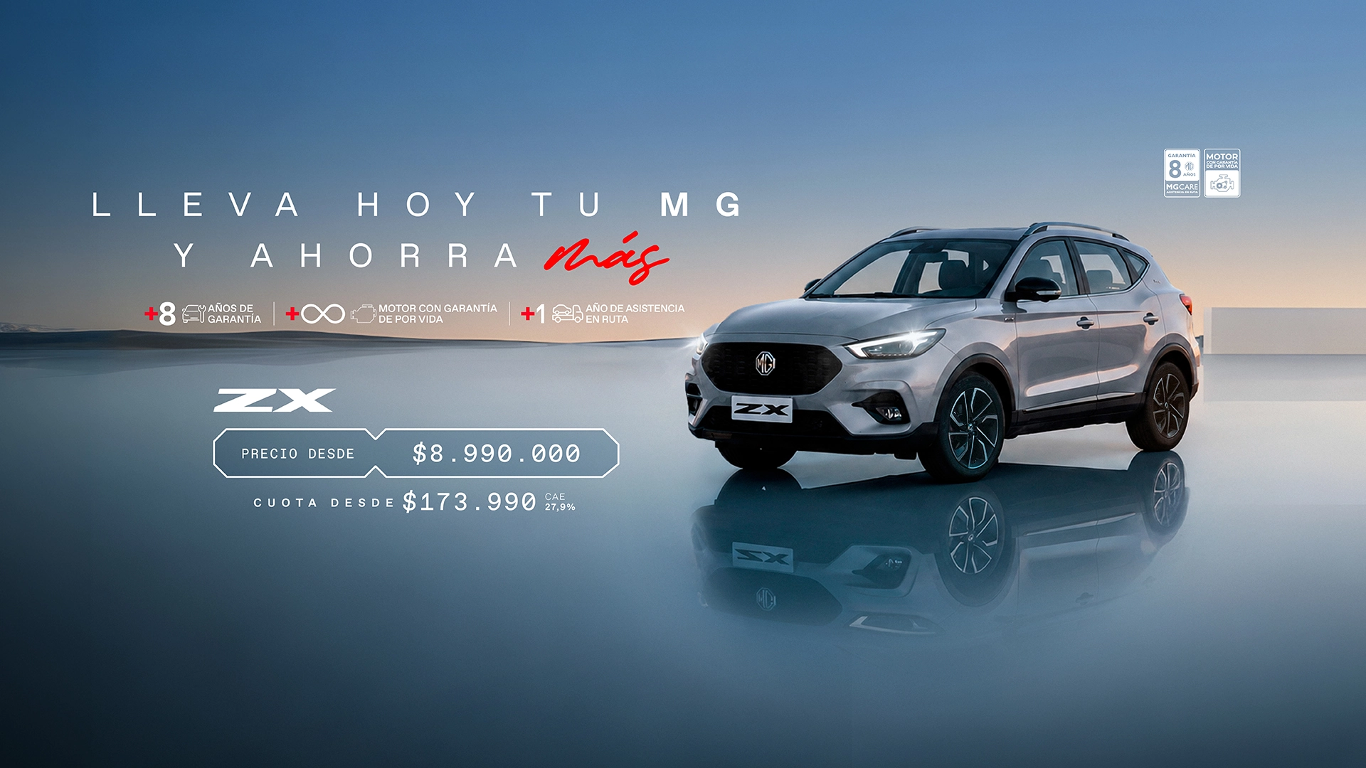 SUV MG ZX diseño y tecnología avanzada | MG Motor Chile